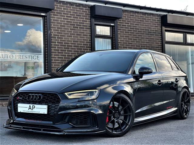 Audi RS3 2.5 TFSI RS 3 Quattro 5dr S Tronic DAZA STAGE 2 515BHP+H&R+MOTEC+FASH Hatchback Petrol Black