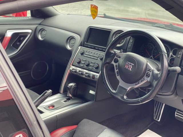 2009 Nissan GT-R 3.8 Black Edition 2dr Auto [Sat Nav] STAGE 1 POWER UPGRADE LOVELY BRIGHT RED WITH BLACK PACKAGE