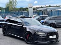 Audi RS6 4.0T FSI Quattro RS 6 5dr Tip Auto STAGE 1 690 RARE HAVANA BLACK Estate Petrol Black