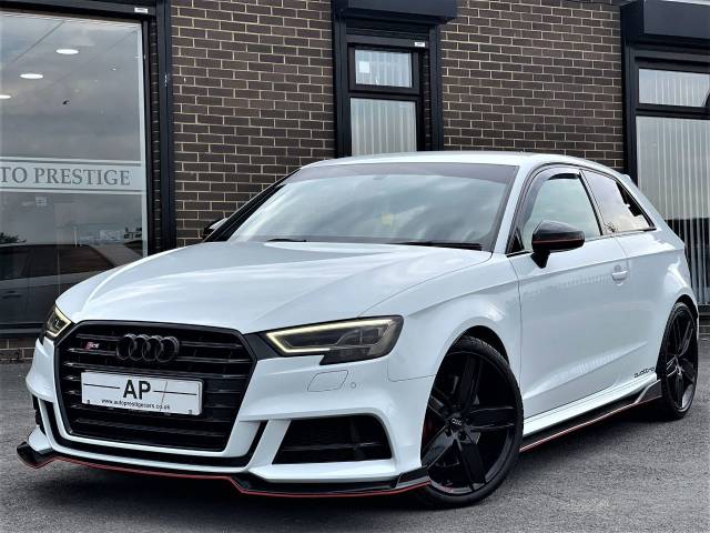 Audi A3 2.0 S3 TFSI Quattro Black Edition 3dr S Tronic  AUDI WARRANTY+1 FREE SERVICE Hatchback Petrol White