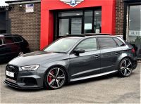 Audi RS3 2.5 RS 3 TFSI 400 Quattro Audi Sport Ed 5dr S Tronic PAN ROOF BUCKETS H AND R SPRINGS Hatchback Petrol Grey