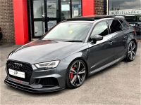 Audi RS3 2.5 RS 3 TFSI 400 Quattro Audi Sport Ed 5dr S Tronic PAN ROOF BUCKETS H AND R SPRINGS Hatchback Petrol Grey