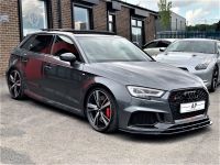 Audi RS3 2.5 RS 3 TFSI 400 Quattro Audi Sport Ed 5dr S Tronic PAN ROOF BUCKETS H AND R SPRINGS Hatchback Petrol Grey