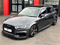 Audi RS3 2.5 RS 3 TFSI 400 Quattro Audi Sport Ed 5dr S Tronic PAN ROOF BUCKETS H AND R SPRINGS Hatchback Petrol Grey