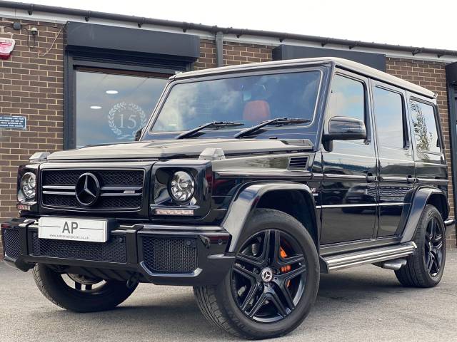 Mercedes-Benz G Class 5.5 G63 [571] 5dr Tip Auto OVER 10K UPGRADES HERMES ORANGE QUILTED SEATS NIGHT PACKAGE Estate Petrol Black