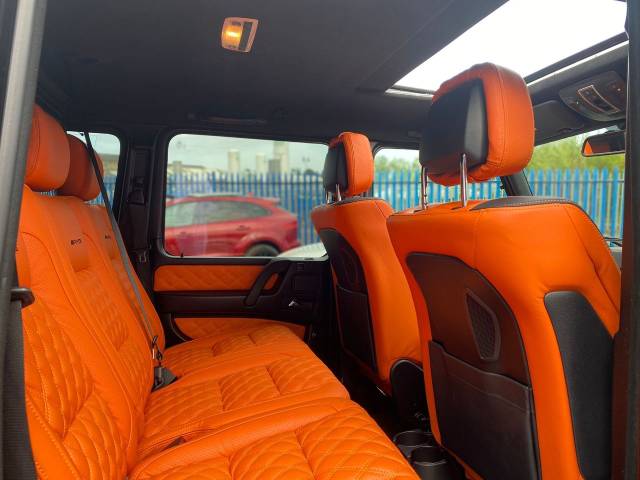 2017 Mercedes-Benz G Class 5.5 G63 [571] 5dr Tip Auto OVER 10K UPGRADES HERMES ORANGE QUILTED SEATS NIGHT PACKAGE