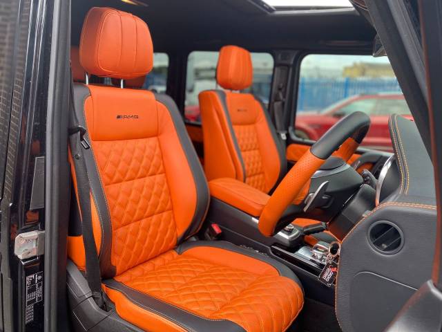 2017 Mercedes-Benz G Class 5.5 G63 [571] 5dr Tip Auto OVER 10K UPGRADES HERMES ORANGE QUILTED SEATS NIGHT PACKAGE