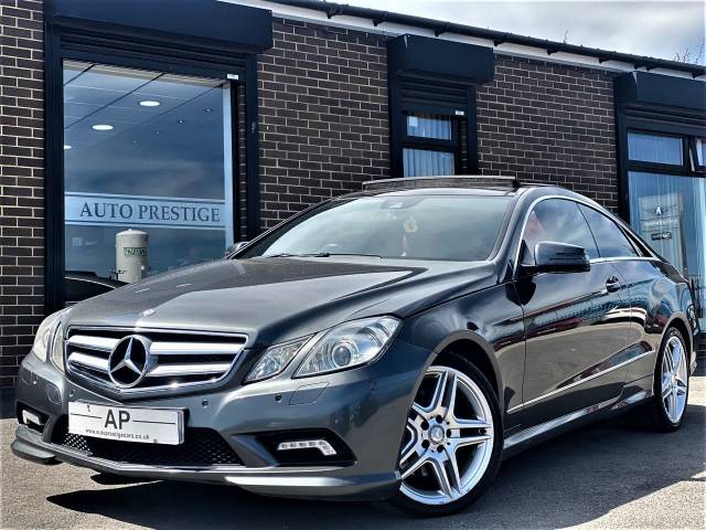 Mercedes-Benz E Class 3.0 E350 CDI BlueEFFICIENCY Sport 2dr Tip Auto PANROOF+MORE VERY CLEAN Coupe Diesel Grey