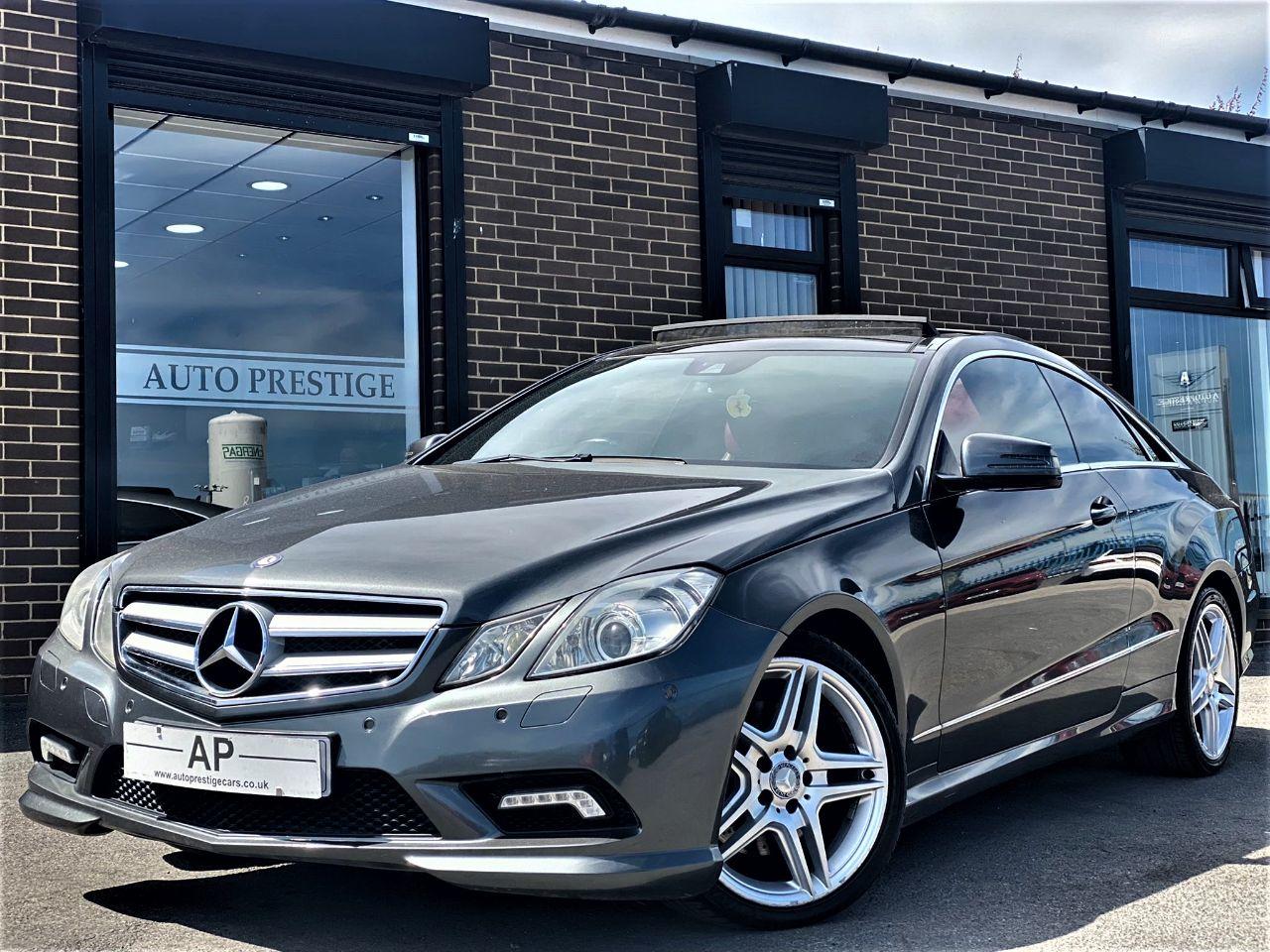 Mercedes-Benz E Class 3.0 E350 CDI BlueEFFICIENCY Sport 2dr Tip Auto PANROOF+MORE VERY CLEAN Coupe Diesel Grey at Autoprestige Bradford