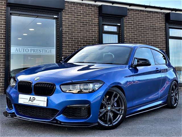 BMW 1 Series 3.0 M140i Shadow Edition 3dr Step Auto STAGE 2+MOTECH+PRO NAV+H/SEAT Hatchback Petrol Blue