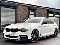 BMW 5 Series 2.0 520d M Sport 4dr Auto M PERFORMANCE PACK+20" ALLOYS+R/CAM Saloon Diesel White