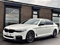BMW 5 Series 2.0 520d M Sport 4dr Auto M PERFORMANCE PACK+20" ALLOYS+R/CAM Saloon Diesel White
