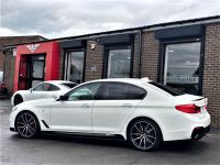 BMW 5 Series 2.0 520d M Sport 4dr Auto M PERFORMANCE PACK+20" ALLOYS+R/CAM Saloon Diesel White