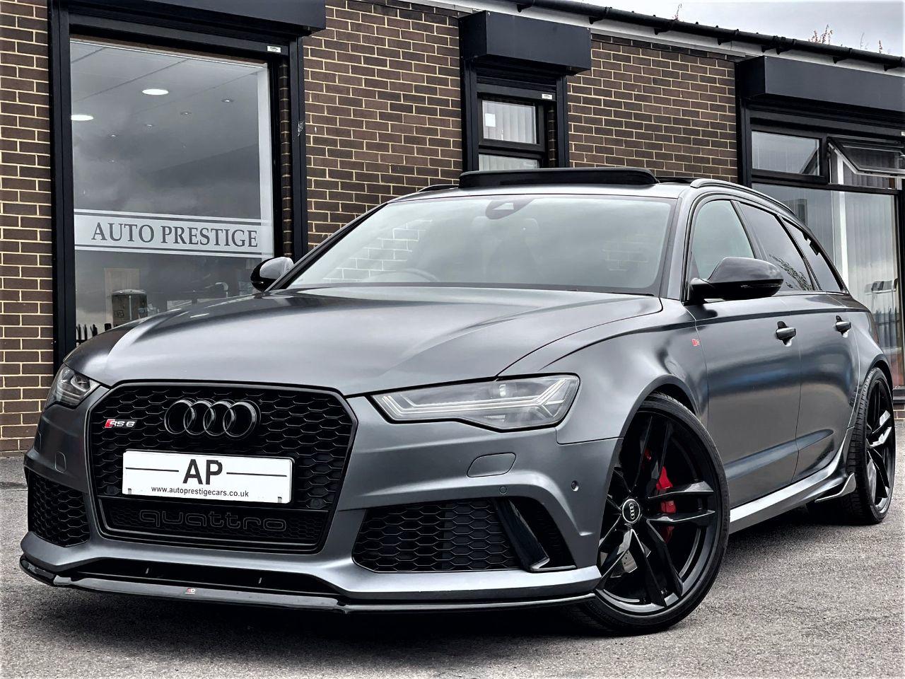 Audi RS6 4.0T FSI Quattro RS 6 5dr Tip Auto £5000 EXTRA MATT GREY+LITCHFIELD STAGE 1 670 Estate Petrol Grey at Autoprestige Bradford