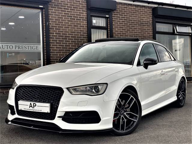 Audi S3 2.0 S3 TFSI Quattro 4dr S Tronic [Nav] BLACK PACK PAN ROOF Saloon Petrol White