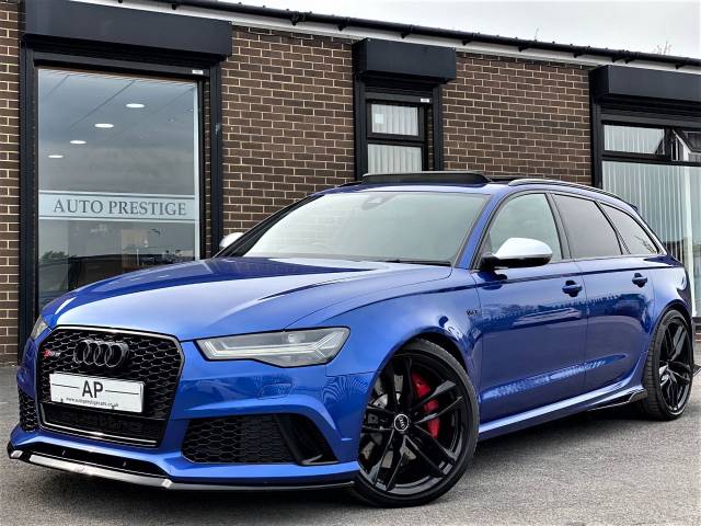 Audi RS6 4.0T FSI Quattro RS 6 5dr Tip Auto P-ROOF+DYNAMIC PACK+DYNAMIC STEERING+QUATTRO WITH SPORTS DIFF Estate Petrol Blue