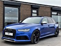 Audi RS6 4.0T FSI Quattro RS 6 5dr Tip Auto P-ROOF+DYNAMIC PACK+DYNAMIC STEERING+QUATTRO WITH SPORTS DIFF Estate Petrol Blue