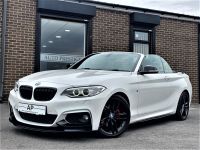 BMW 2 Series 2.0 220d M Sport 2dr Step Auto M PERFORMANCE PACK+HIGH SPEC Convertible Diesel White