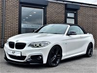 BMW 2 Series 2.0 220d M Sport 2dr Step Auto M PERFORMANCE PACK+HIGH SPEC Convertible Diesel White