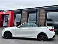 BMW 2 Series 2.0 220d M Sport 2dr Step Auto M PERFORMANCE PACK+HIGH SPEC Convertible Diesel White