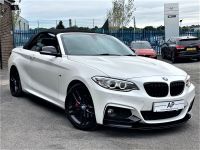 BMW 2 Series 2.0 220d M Sport 2dr Step Auto M PERFORMANCE PACK+HIGH SPEC Convertible Diesel White