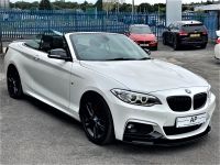 BMW 2 Series 2.0 220d M Sport 2dr Step Auto M PERFORMANCE PACK+HIGH SPEC Convertible Diesel White