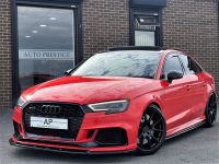 Audi RS3 2.5 TFSI RS 3 Quattro 4dr S Tronic STAGE 1 490BHP+PANROOF+BUCKETS+R/CAM+BRAND NEW DISCS/PADS Saloon Petrol Red