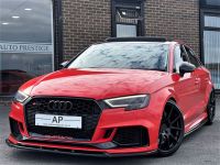Audi RS3 2.5 TFSI RS 3 Quattro 4dr S Tronic STAGE 1 490BHP+PANROOF+BUCKETS+R/CAM+BRAND NEW DISCS/PADS Saloon Petrol Red