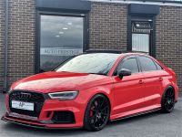 Audi RS3 2.5 TFSI RS 3 Quattro 4dr S Tronic STAGE 1 490BHP+PANROOF+BUCKETS+R/CAM+BRAND NEW DISCS/PADS Saloon Petrol Red