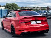 Audi RS3 2.5 TFSI RS 3 Quattro 4dr S Tronic STAGE 1 490BHP+PANROOF+BUCKETS+R/CAM+BRAND NEW DISCS/PADS Saloon Petrol Red