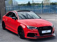 Audi RS3 2.5 TFSI RS 3 Quattro 4dr S Tronic STAGE 1 490BHP+PANROOF+BUCKETS+R/CAM+BRAND NEW DISCS/PADS Saloon Petrol Red