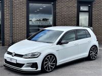 Volkswagen Golf 2.0 TDI 184 GTD 5dr DSG LOWEST MILEAGE EXAMPLE+H&R STANCE+19" SPIELBERGS Hatchback Diesel White