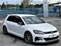 Volkswagen Golf 2.0 TDI 184 GTD 5dr DSG LOWEST MILEAGE EXAMPLE+H&R STANCE+19" SPIELBERGS Hatchback Diesel White