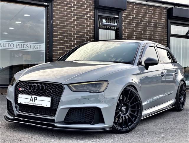 Audi RS3 2.5 TFSI RS 3 Quattro 5dr S Tronic [Nav] STAGE 1 OZ ALLOYS NARDO GREY STANCE PACK 65 REG Hatchback Petrol Grey