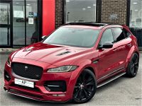 Jaguar F-Pace 3.0d V6 S 5dr Auto AWD ADAIR RSV GTS WIDEBODY HUGE SPEC PAN ROOF DVD SYSTEM BLACK Estate Diesel Red