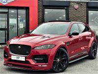 Jaguar F-Pace 3.0d V6 S 5dr Auto AWD ADAIR RSV GTS WIDEBODY HUGE SPEC PAN ROOF DVD SYSTEM BLACK Estate Diesel Red