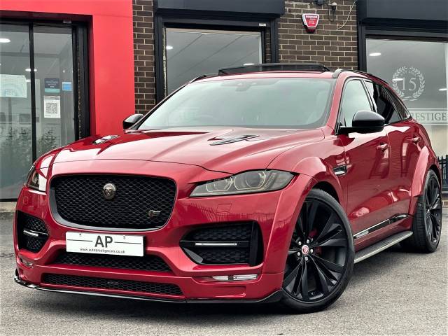 2018 Jaguar F-Pace 3.0d V6 S 5dr Auto AWD ADAIR RSV GTS WIDEBODY HUGE SPEC PAN ROOF DVD SYSTEM BLACK