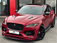 Jaguar F-Pace 3.0d V6 S 5dr Auto AWD ADAIR RSV GTS WIDEBODY HUGE SPEC PAN ROOF DVD SYSTEM BLACK Estate Diesel Red