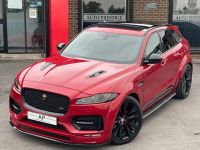 Jaguar F-Pace 3.0d V6 S 5dr Auto AWD ADAIR RSV GTS WIDEBODY HUGE SPEC PAN ROOF DVD SYSTEM BLACK Estate Diesel Red