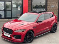 Jaguar F-Pace 3.0d V6 S 5dr Auto AWD ADAIR RSV GTS WIDEBODY HUGE SPEC PAN ROOF DVD SYSTEM BLACK Estate Diesel Red