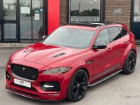 Jaguar F-Pace 3.0d V6 S 5dr Auto AWD ADAIR RSV GTS WIDEBODY HUGE SPEC PAN ROOF DVD SYSTEM BLACK Estate Diesel Red