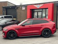 Jaguar F-Pace 3.0d V6 S 5dr Auto AWD ADAIR RSV GTS WIDEBODY HUGE SPEC PAN ROOF DVD SYSTEM BLACK Estate Diesel Red
