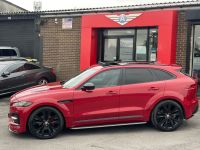 Jaguar F-Pace 3.0d V6 S 5dr Auto AWD ADAIR RSV GTS WIDEBODY HUGE SPEC PAN ROOF DVD SYSTEM BLACK Estate Diesel Red