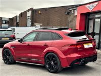 Jaguar F-Pace 3.0d V6 S 5dr Auto AWD ADAIR RSV GTS WIDEBODY HUGE SPEC PAN ROOF DVD SYSTEM BLACK Estate Diesel Red