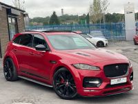 Jaguar F-Pace 3.0d V6 S 5dr Auto AWD ADAIR RSV GTS WIDEBODY HUGE SPEC PAN ROOF DVD SYSTEM BLACK Estate Diesel Red