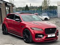 Jaguar F-Pace 3.0d V6 S 5dr Auto AWD ADAIR RSV GTS WIDEBODY HUGE SPEC PAN ROOF DVD SYSTEM BLACK Estate Diesel Red
