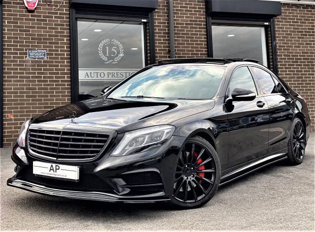 Mercedes-Benz S Class 3.0 S350d AMG Line 4dr Auto HUGE SPEC+AERO PACK+BLACK PACK Saloon Diesel Black