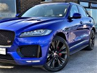 Jaguar F-Pace JAGUAR F-PACE 3.0d V6 S Auto AWD Euro 6 EVERY EXTRA+BLACK PACK+SLIDING PAN ROOF SUV Diesel Performance Blue
