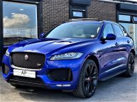 Jaguar F-Pace JAGUAR F-PACE 3.0d V6 S Auto AWD Euro 6 EVERY EXTRA+BLACK PACK+SLIDING PAN ROOF SUV Diesel Performance Blue