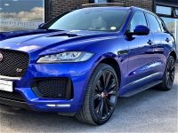 Jaguar F-Pace JAGUAR F-PACE 3.0d V6 S Auto AWD Euro 6 EVERY EXTRA+BLACK PACK+SLIDING PAN ROOF SUV Diesel Performance Blue